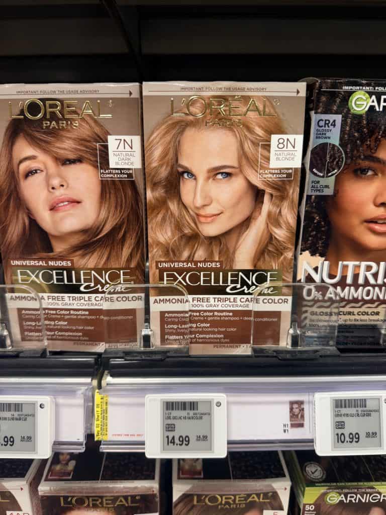 L'Oreal Paris Hair Color Kroger shelf image