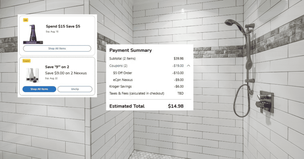 Nexxus Hair care Kroger digital coupon