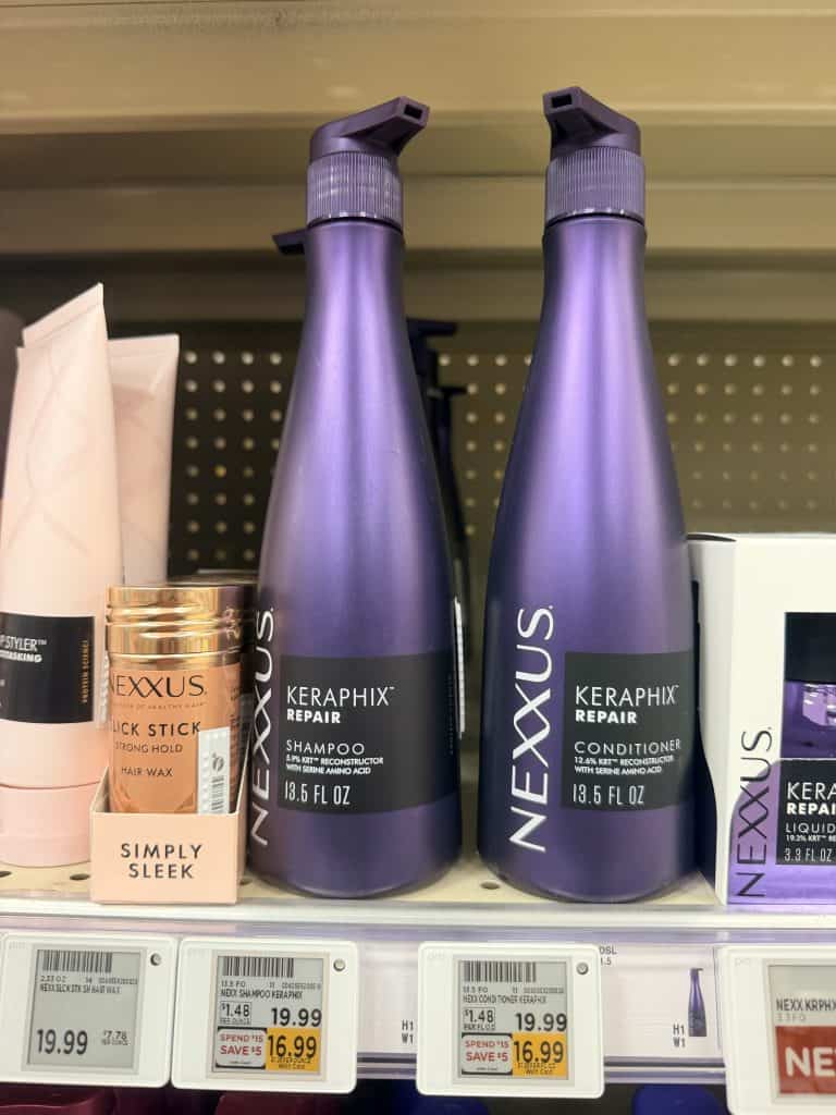 Nexxus Hair Care Kroger Shelf Image