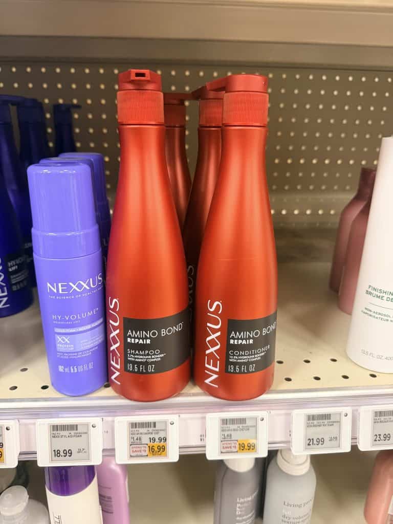Nexxus Hair Care Kroger Shelf Image