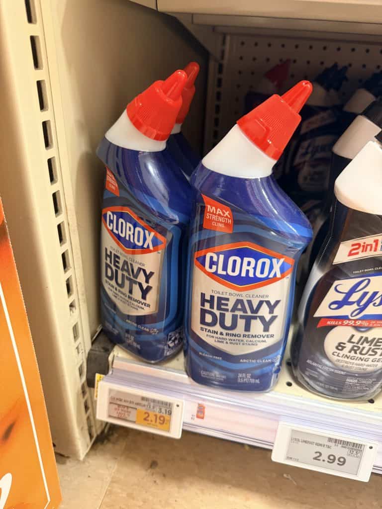 Clorox and Pine Sol Kroger Shelf Image