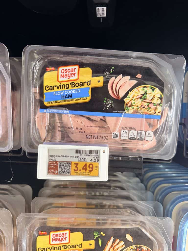 Oscar Mayer Deli Fresh Lunch Meat Kroger Shelf Image
