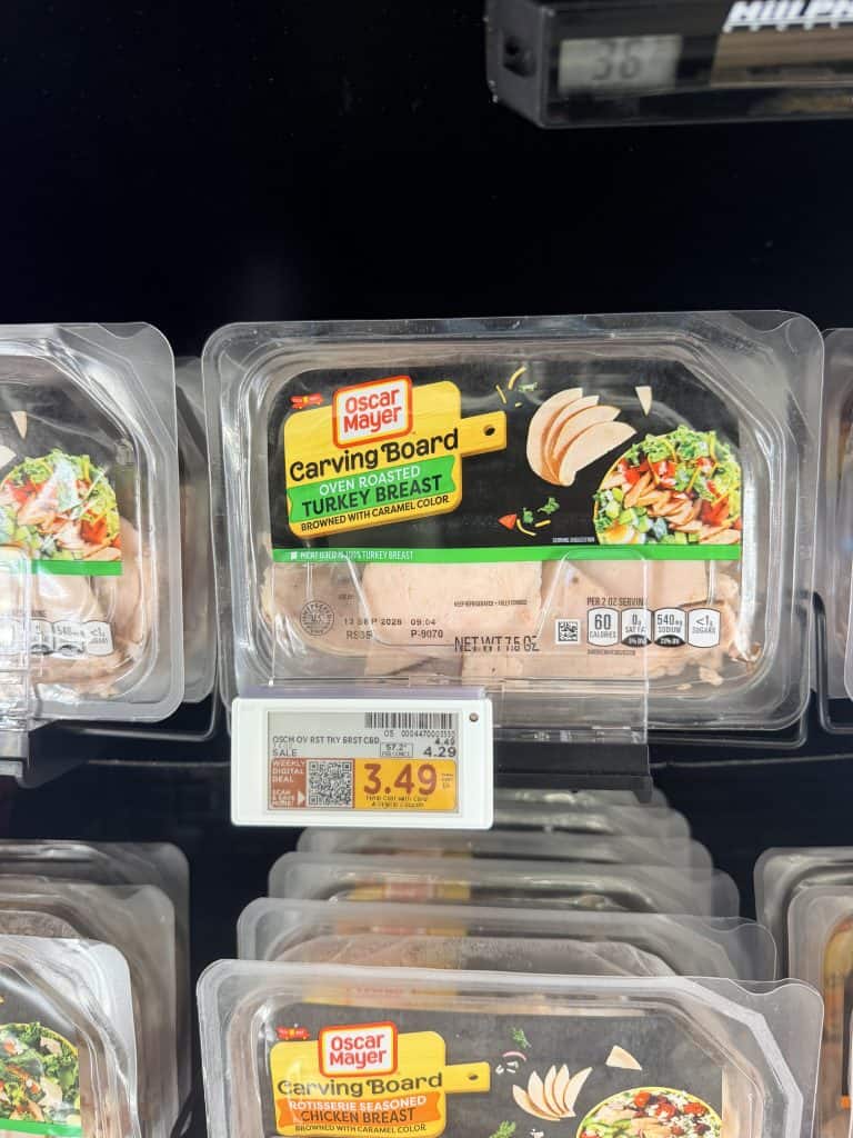 Oscar Mayer Deli Fresh Lunch Meat Kroger Shelf Image