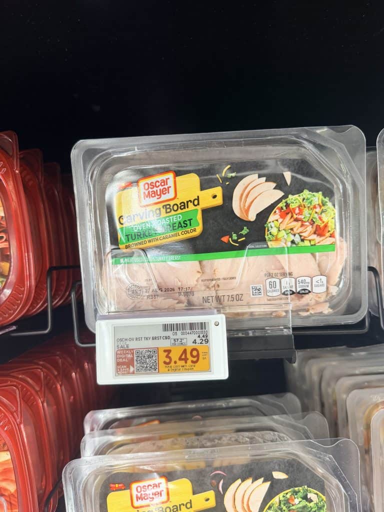 Oscar Mayer Deli Fresh Lunch Meat Kroger Shelf Image