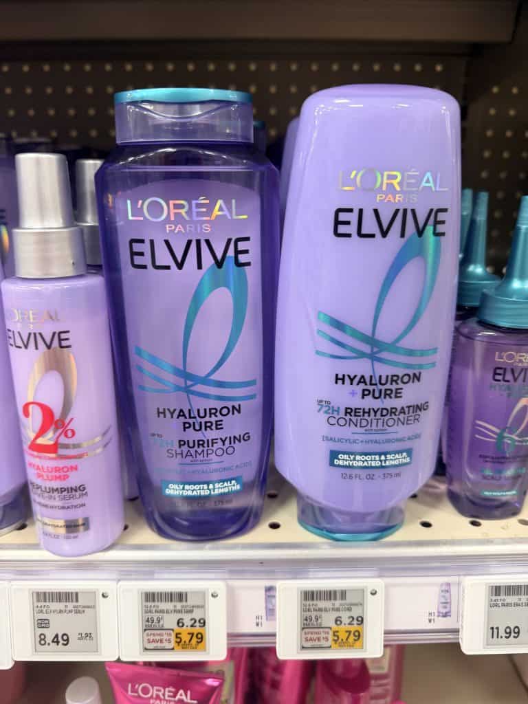 L'Oreal Paris Elvive Kroger Shelf Image