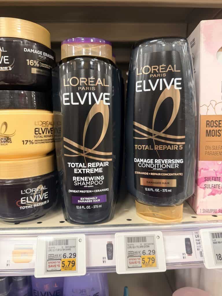 L'Oreal Paris Elvive Kroger Shelf Image