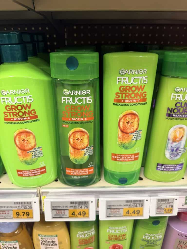 Garnier Fructis Kroger Shelf Image