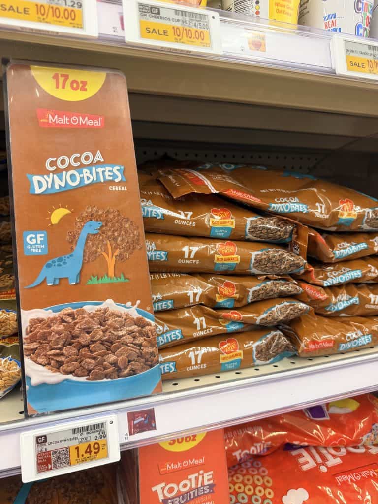 Malt-O-Meal Cereals Kroger Shelf Image
