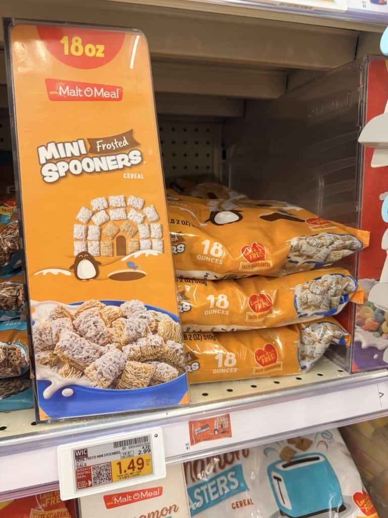 Malt-O-Meal Cereals Kroger Shelf Image