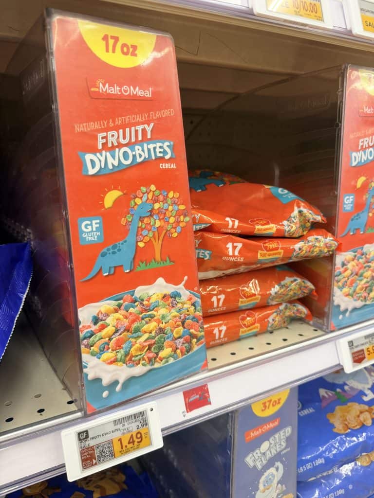 Malt-O-Meal Cereals Kroger Shelf Image