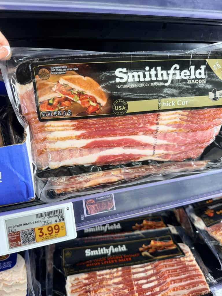 Wright Bacon and Sausage Kroger Shelf Image
