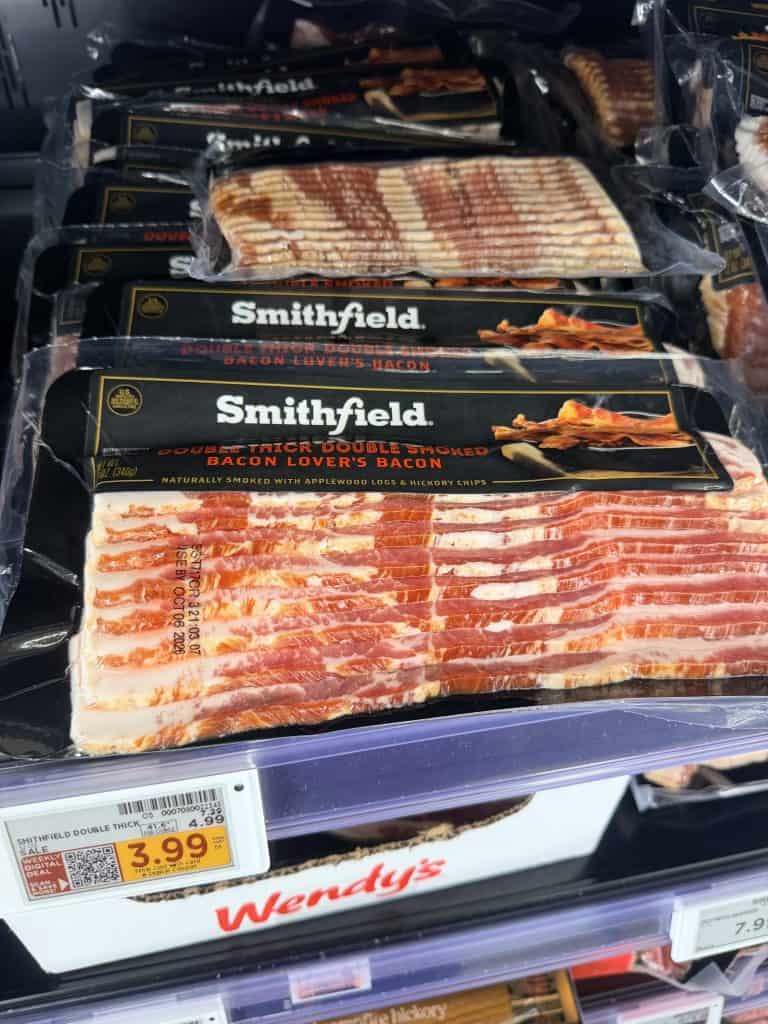 Wright Bacon and Sausage Kroger Shelf Image