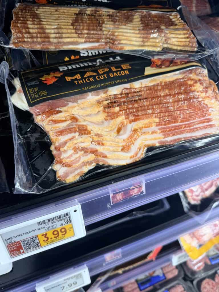 Wright Bacon and Sausage Kroger Shelf Image