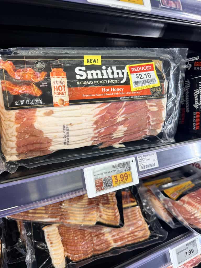 Wright Bacon and Sausage Kroger Shelf Image