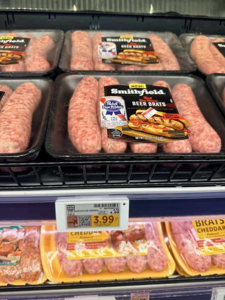Wright Bacon and Sausage Kroger Shelf Image