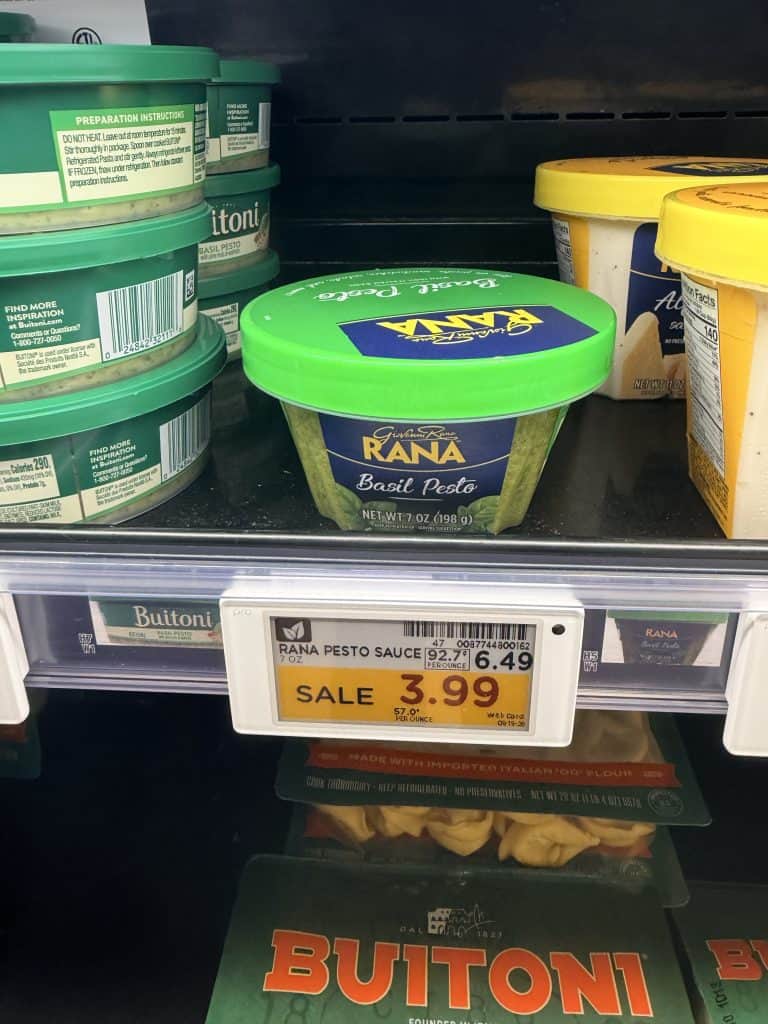 Rana Refrigerated Pasta Sauces Kroger Shelf Image