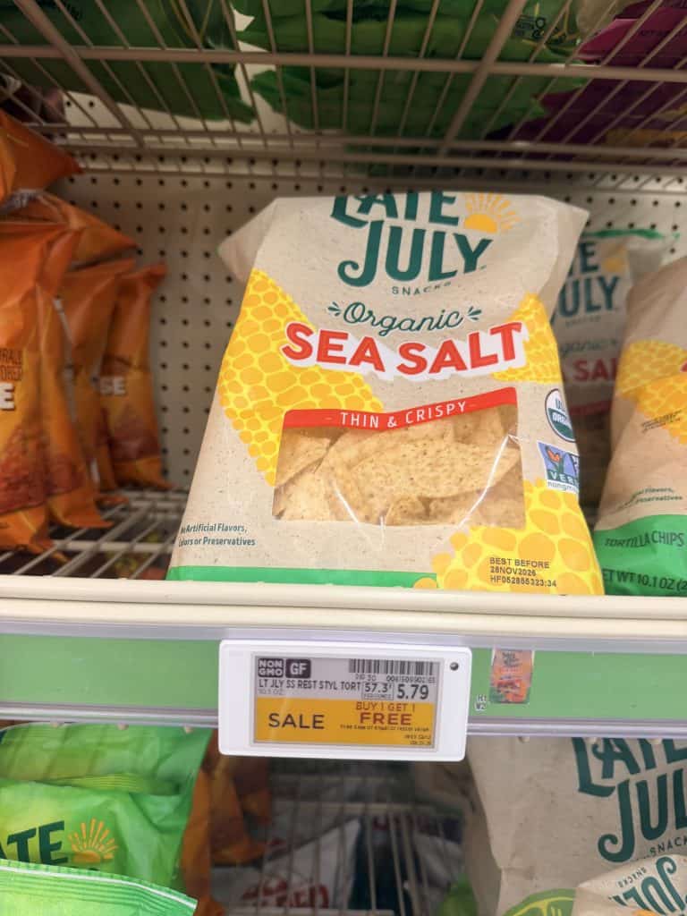 Late July Tortilla Chips Kroger Shelf Image