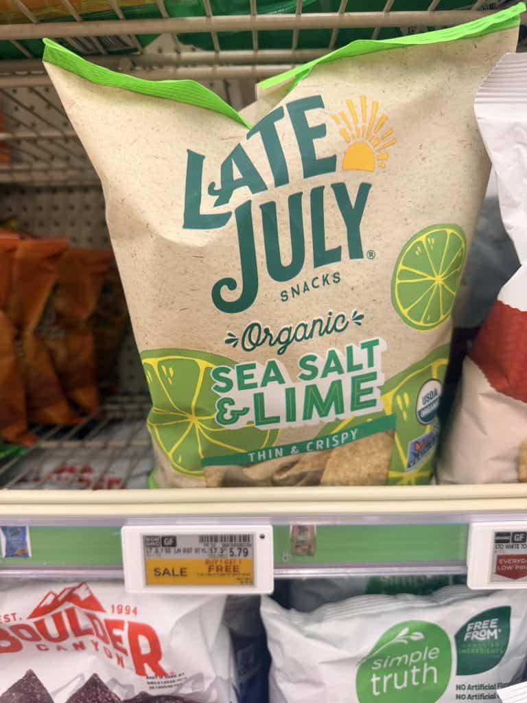 Late July Tortilla Chips Kroger Shelf Image