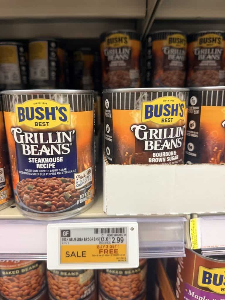 Bush's Baked Beans Kroger shelf image