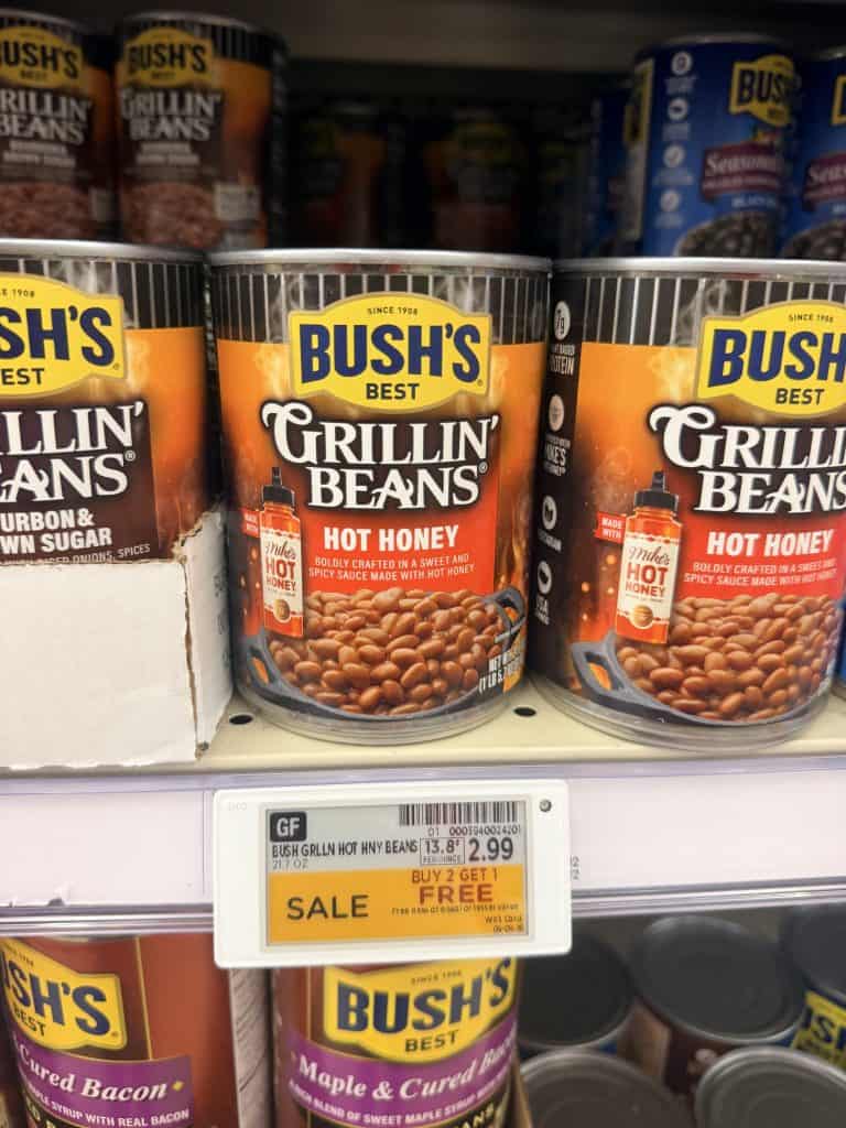 Bush's Baked Beans Kroger shelf image