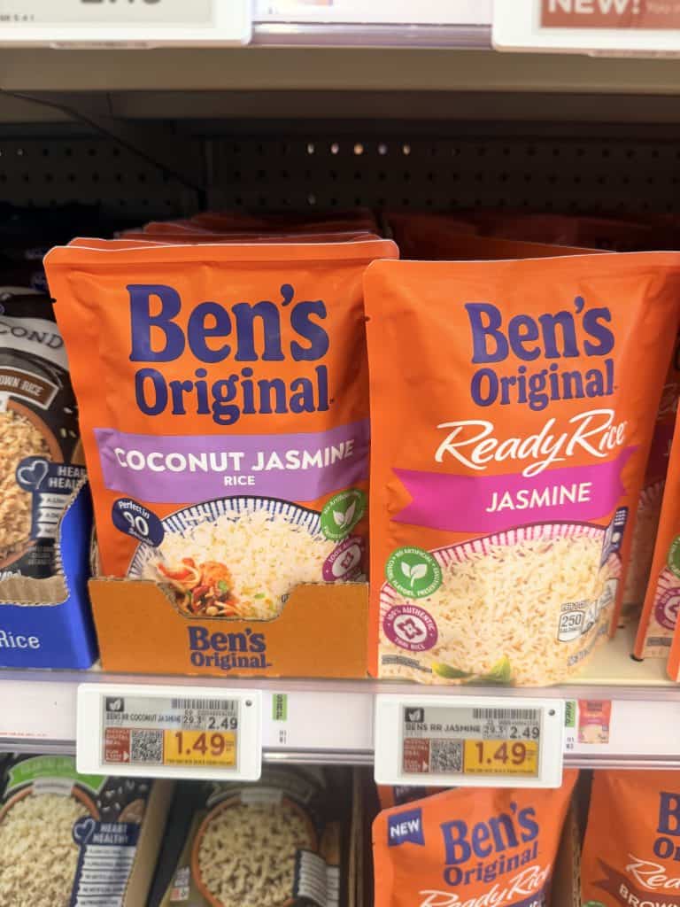 Ben's Original Rice Kroger Shelf Image