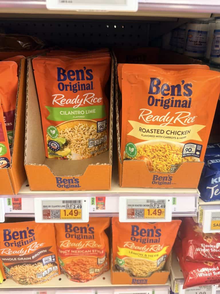 Ben's Original Rice Kroger Shelf Image