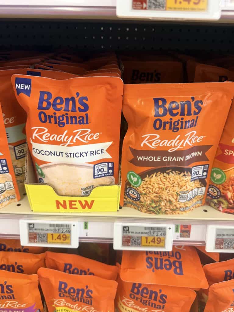 Ben's Original Rice Kroger Shelf Image