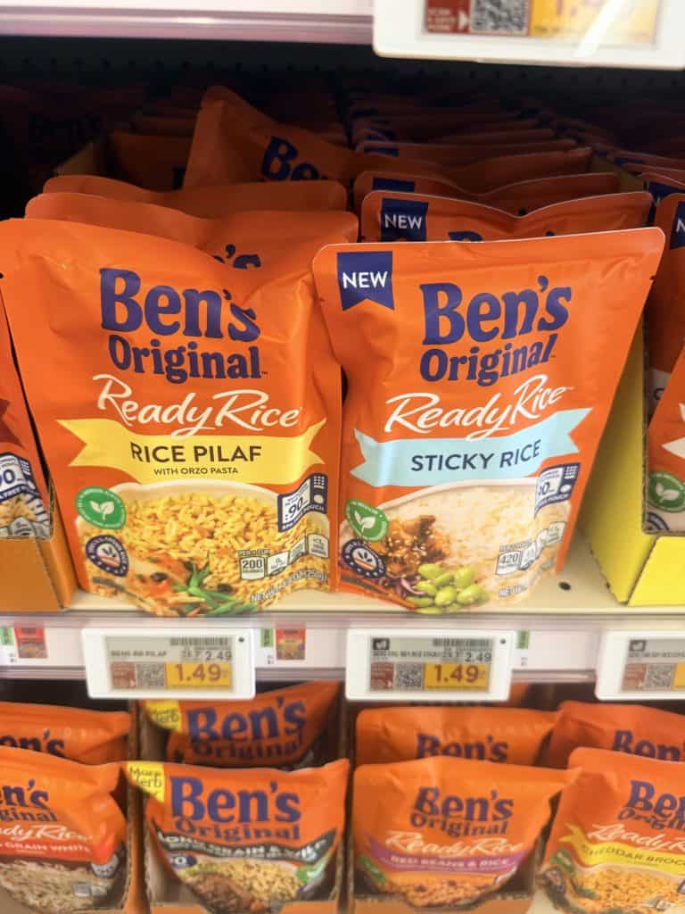 Ben's Original Rice Kroger Shelf Image