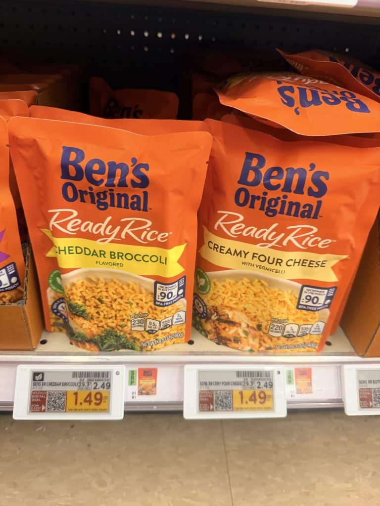 Ben's Original Rice Kroger Shelf Image
