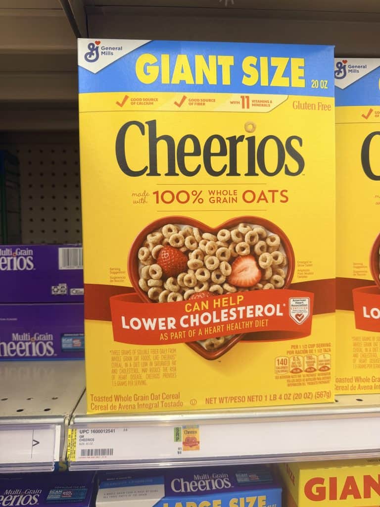 General Mills Cereal Kroger Shelf Image