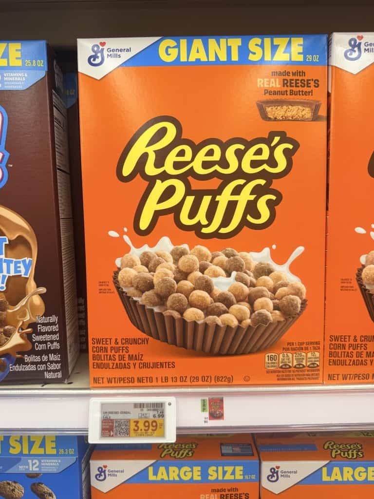 General Mills Cereal Kroger Shelf Image