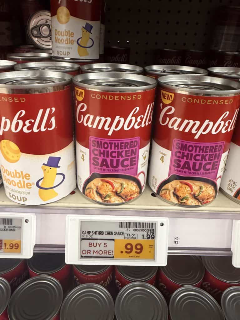 Campbell's Condensed Soups Kroger shelf image