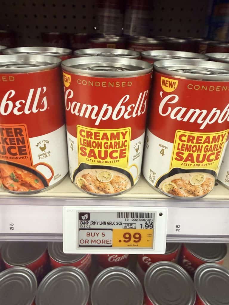 Campbell's Condensed Soups Kroger shelf image