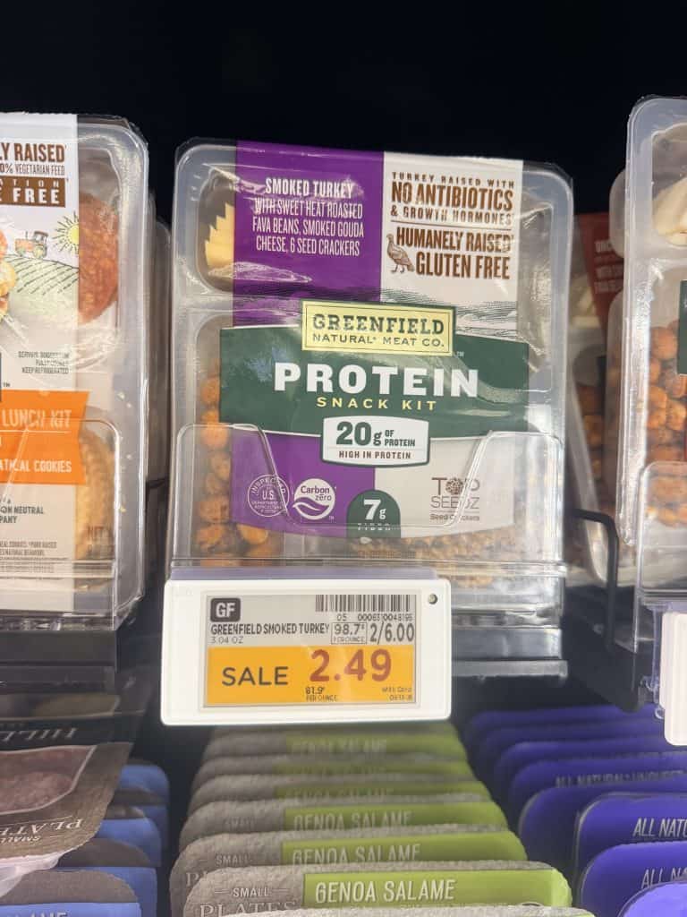 Greenfield Natural Meat Co Lunch Kit Kroger Shelf Image