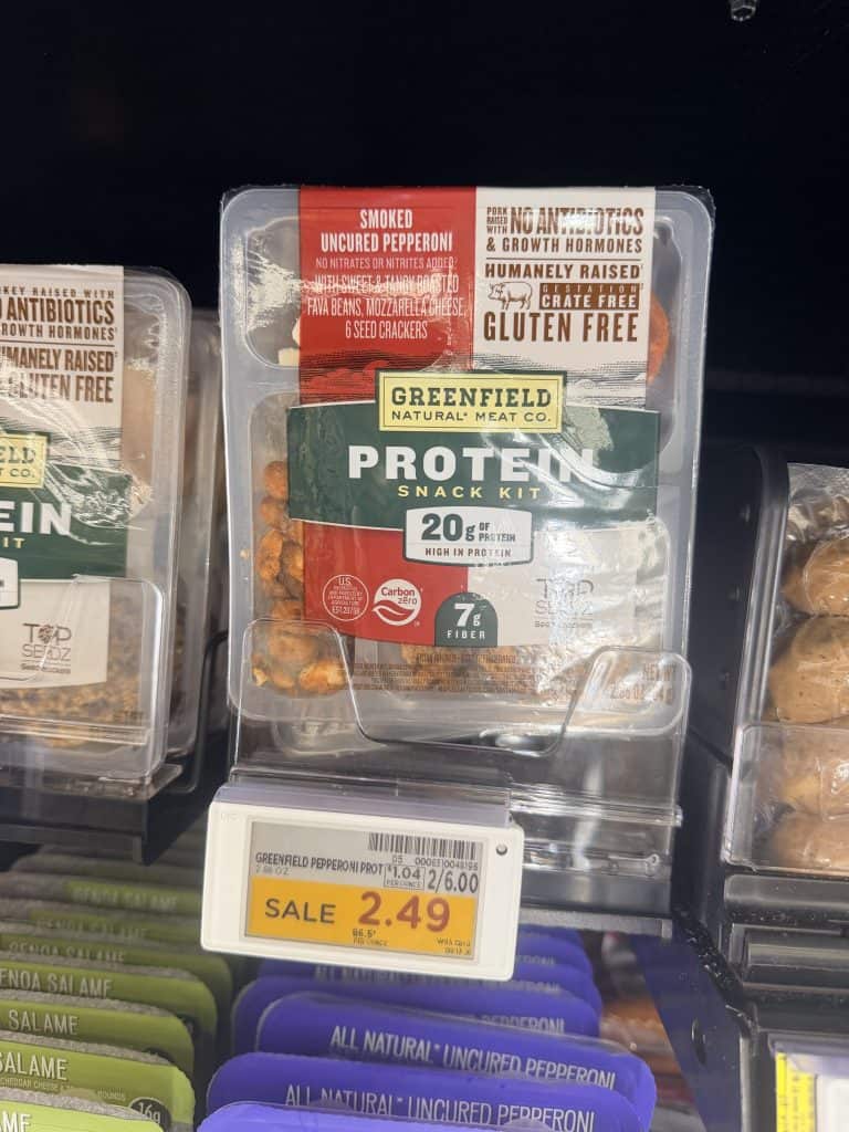 Greenfield Natural Meat Co Lunch Kit Kroger Shelf Image