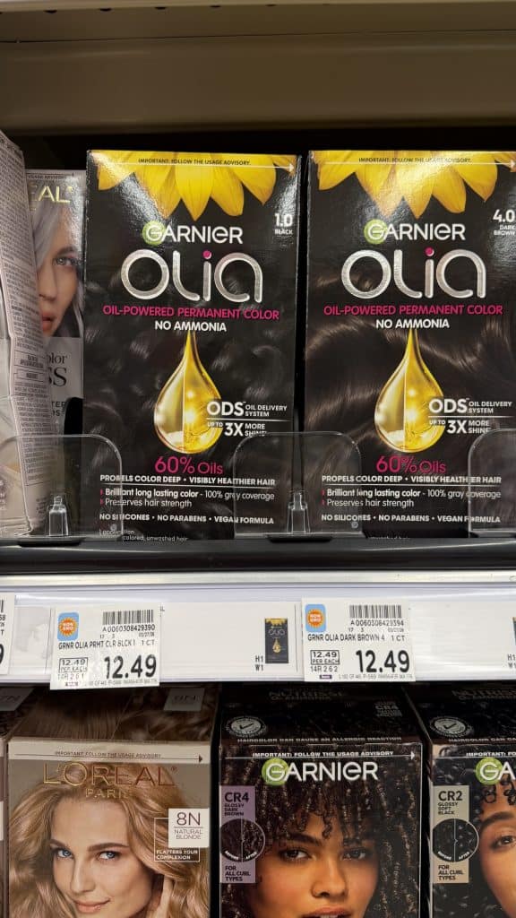 Garnier Olia Hair Color Kroger Shelf Image