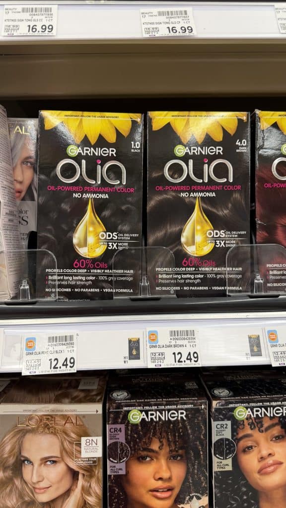 Garnier Olia Hair Color Kroger Shelf Image