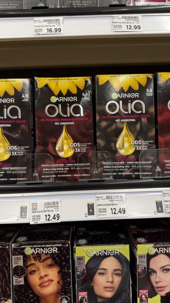 Garnier Olia Hair Color Kroger Shelf Image