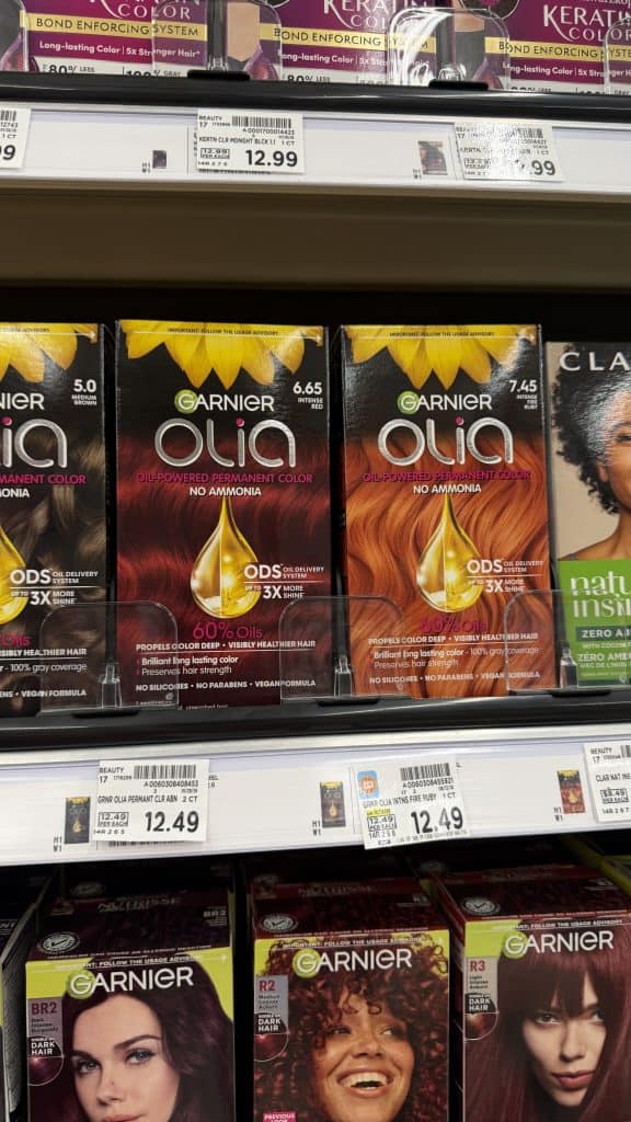 Garnier Olia Hair Color Kroger Shelf Image