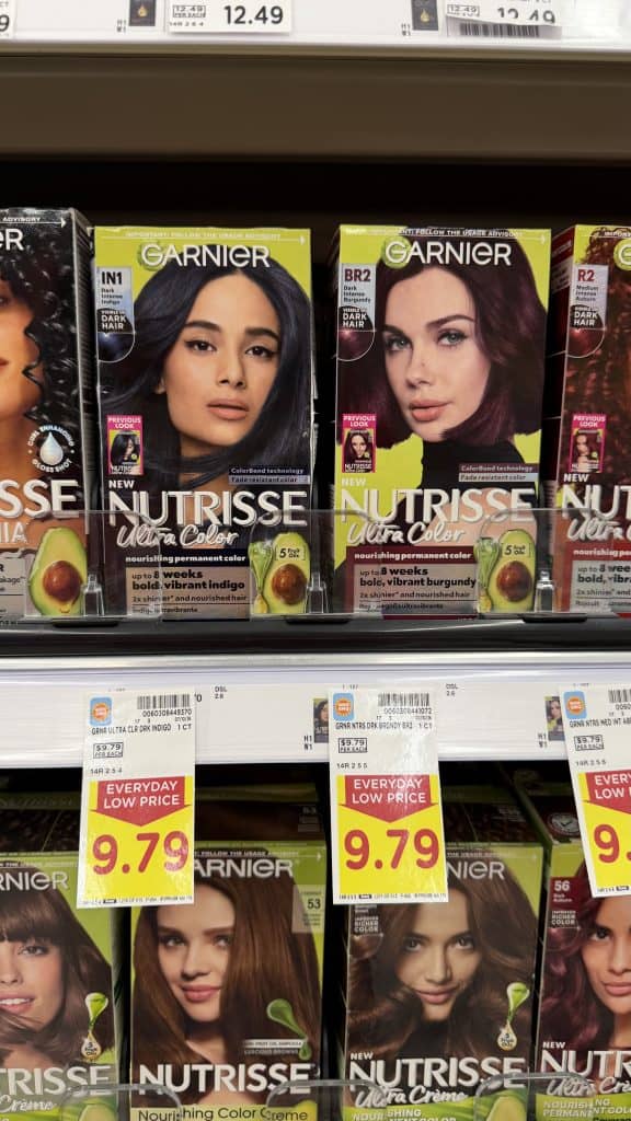 Garnier Nutrisse Hair Color Kroger Shelf Image