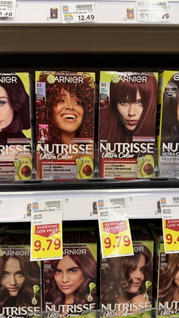 Garnier Nutrisse Hair Color Kroger Shelf Image