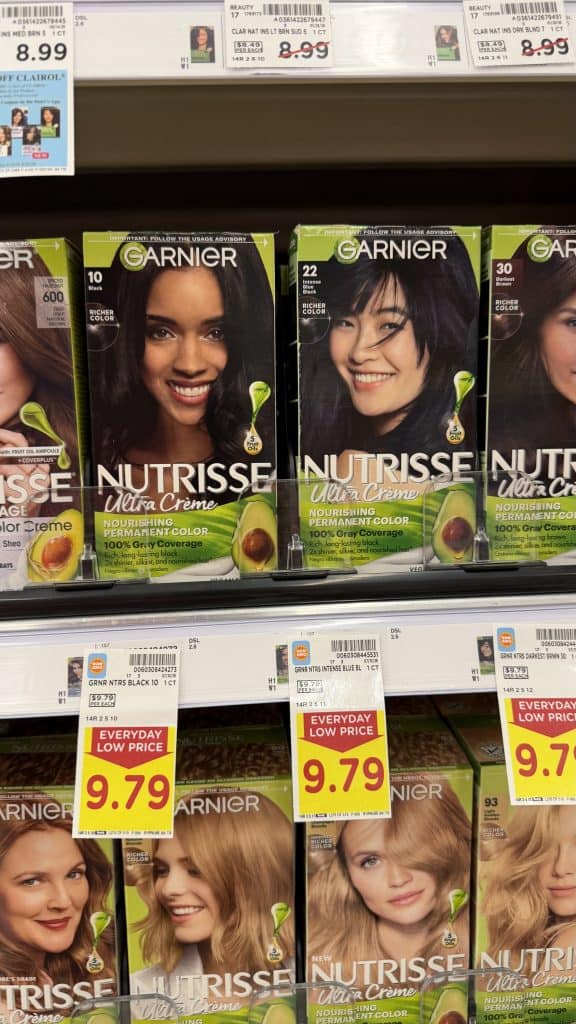 Garnier Nutrisse Hair Color Kroger Shelf Image