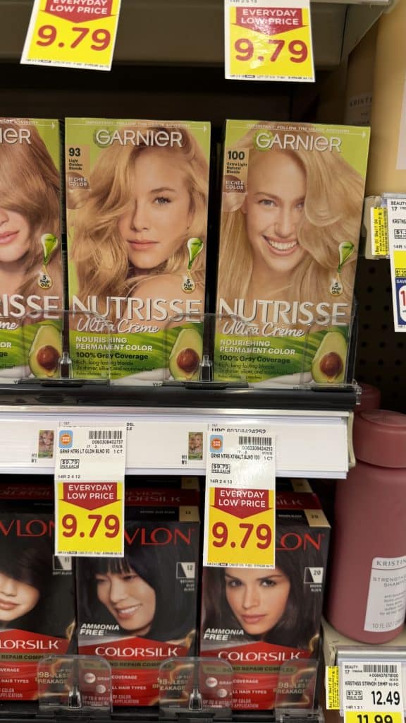Garnier Nutrisse Hair Color Kroger Shelf Image