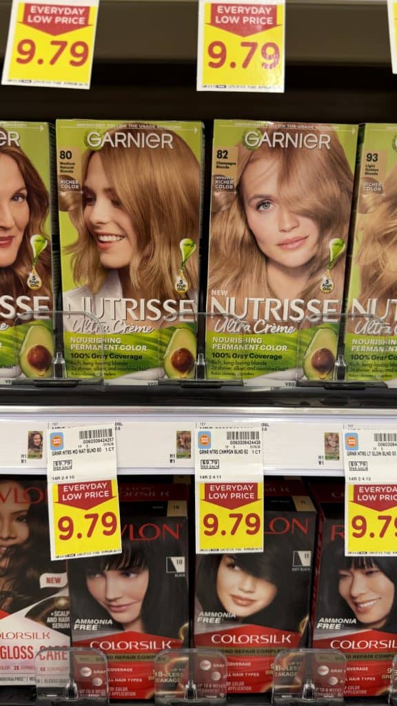 Garnier Nutrisse Hair Color Kroger Shelf Image