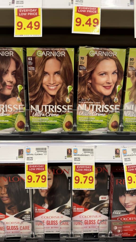 Garnier Nutrisse Hair Color Kroger Shelf Image