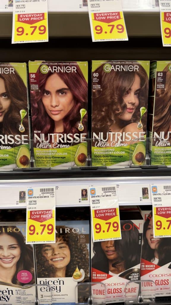 Garnier Nutrisse Hair Color Kroger Shelf Image