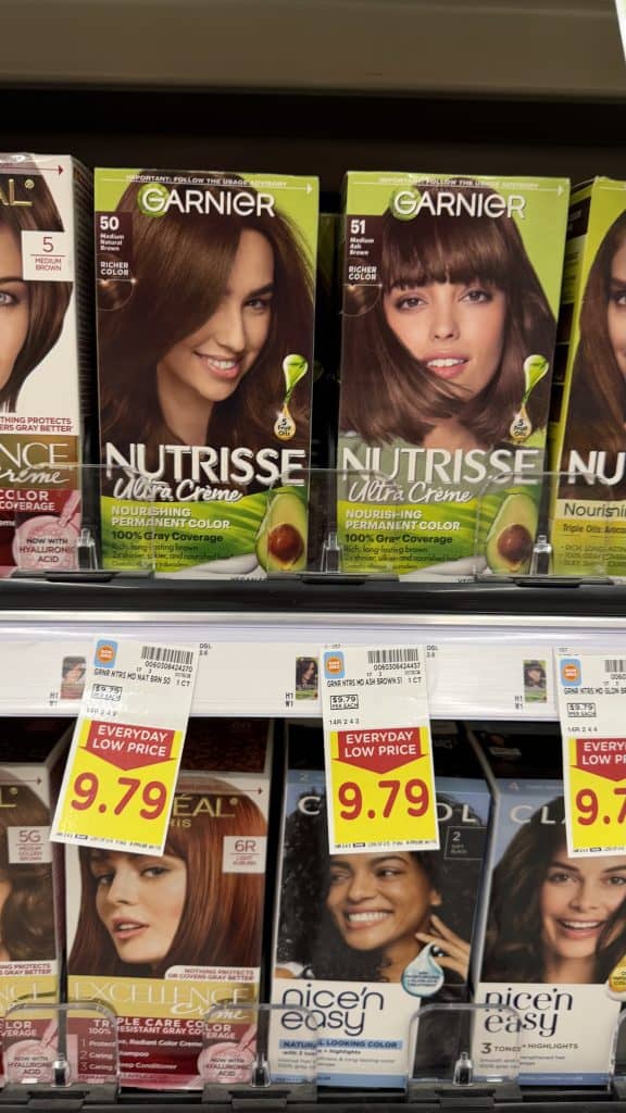 Garnier Nutrisse Hair Color Kroger Shelf Image