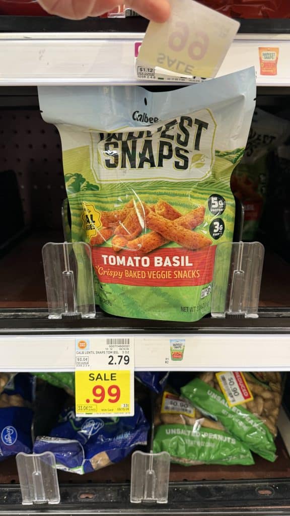 Harvest Snaps Kroger Shelf Image