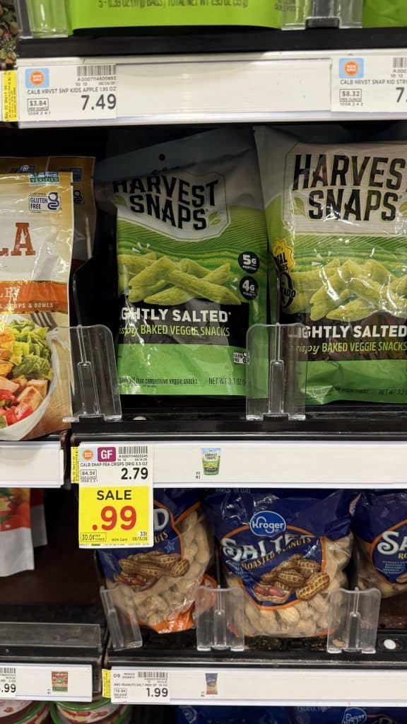 Harvest Snaps Kroger Shelf Image