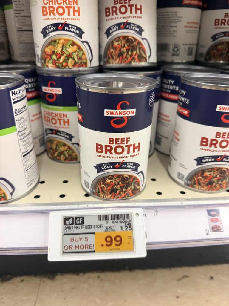 Swanson Broth Kroger Shelf Image